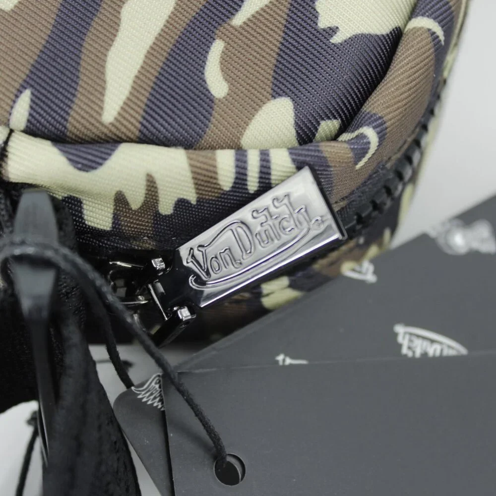 Von Dutch Camo Crossbody Bag - New